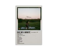 ASDGHIAWEUWQ Lizzy McAlpine Album Give Me A Minute Poster Moderne Rétro Art Esthétique Toile Peinture Art Poster Couverture Murale 40 x 60 cm Sans Cadre