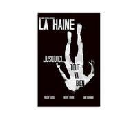 ASDGHIAWEUWQ Poster de film La Haine - Art moderne et rétro - Esthétique - Peinture sur toile - Couverture murale - 30 x 45 cm - Style sans cadre