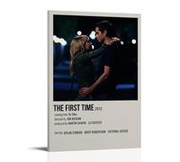 ASDGHIAWEUWQ Poster du film The First Time - Art moderne et rétro - Esthétique - Peinture sur toile - Couverture murale - 50 x 75 cm - Style cadre