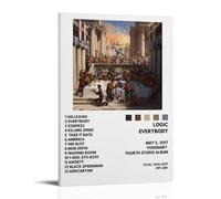 ASDGHIAWEUWQ Poster logique moderne et rétro esthétique sur toile - Couverture murale - 20 x 30 cm - Style cadre