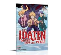 ASDGHIAWEUWQ Poster The Idaten Deities Know Only Peace - Art moderne et rétro - Impression sur toile - Couverture murale - 50 x 75 cm - Style cadre