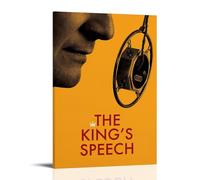 ASDGHIAWEUWQ Poster The King's Speech - Art moderne et rétro - Esthétique - Peinture sur toile - Couverture murale - 30 x 45 cm - Style cadre