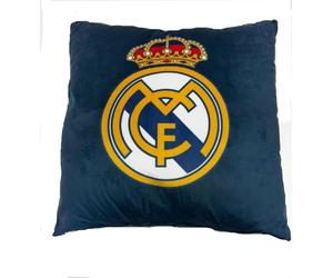 ASDITEX Coussin velours Real Madrid 45 cm x 45 cm environ (rembourrage inclus)