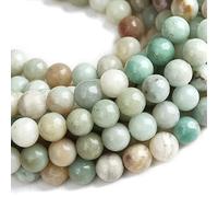 ASDJHFABKY Lot de 120 perles en cornaline naturelle de 8 mm pour la fabrication de bijoux avec cordon élastique en cristal, 10mm-36pcs, Nylon Pierre