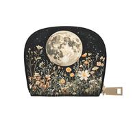 ASDJHFABKY Lot de cartes esthétiques abstraites bohèmes en cuir vert nature feuille sac moderne minimaliste portefeuille passagers bateau de croisière - clé de cabine et étui pour carte de charge 9 x