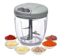 ASDJKL Fournitures de bar de cuisine 500/900 ml - Hachoir manuel portable pour viande, légumes, oignons, aliments - Outil de cuisine (400 ml, rose)