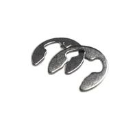 ASDJKL Hardware Fittings Lot de 580 pièces M1,5-M10 Assortiment de kit en acier inoxydable et acier au carbone Anneau de retenue externe Anneau de retenue circlip Rondelle d'étanchéité (acier