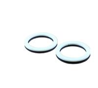 ASDJKL Hardware Fittings LOT20 Joint plat en PTFE 8 x 16 x 2 mm Épaisseur 2 mm Joint d'étanchéité en polyéthylène tétra fluoro éthylène