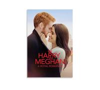 ASDJWAUEYWEH Harry & Meghan Poster sur toile - Décoration murale vintage - Art esthétique - Décoration pour salon, chambre à coucher - 40 x 60 cm - Style vintage