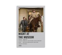 ASDJWAUEYWEH Poster sur toile « Night at The Museum » - Décoration murale vintage - Art esthétique - Décoration pour salon, chambre à coucher, 50 x 75 cm - Style sans cadre