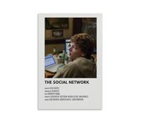 ASDJWAUEYWEH Poster sur toile The Social Network - Décoration murale vintage - Art esthétique - Décoration pour salon, chambre à coucher - 20 x 30 cm - Sans cadre