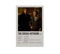 ASDJWAUEYWEH Poster sur toile The Social Network - Décoration murale vintage - Art esthétique - Décoration pour salon, chambre à coucher - 20 x 30 cm - Sans cadre