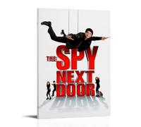 ASDJWAUEYWEH Poster The Spy Next Door sur toile - Décoration murale vintage - Art esthétique - Décoration pour salon, chambre à coucher - 40 x 60 cm - Style cadre