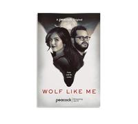 ASDJWAUEYWEH Wolf Like Me Poster sur toile décorative vintage pour salon, chambre à coucher, 30 x 45 cm, sans cadre