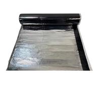 ASDQWER Bitume Bande Bande D'étanchéIté en Bitume Autocollante,Rouleau étanchéité de Toiture,Autocollant Bande bitumée résistante aux UV,pour Fuite de Toit,Fissure de Surface(THK1.2mm/W1*L9m)