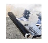ASDQWER Etanchéité Souple,Ruban de Papier D'aluminium,Bande D'étanchéIté en Bitume Autocollante,Ruban de réparation de Bitume,pour toiture, cabane, Niche,Fuite de Toit(THK1.5mm/W0.5*L5m)