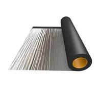 ASDQWER Rouleau étanchéité de Toiture,Etanchéité Souple,Bande de toiture en Aluminium Couleur Plomb Gris argenté,pour Fuite de Toit,Fissure de Tuyau,Façades,Trou(THK1.2mm/W1*L5m)