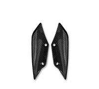 ASDRDDARF Winglet Aérodynamique pour Moto pour B&MW S1000 RR 2009-2014 2015 2016 2017 2018 S1000RR Pare-Brise Carénage Aile Couverture Ailettes Aérodynamiques Avant(Carbon 2009-2014)