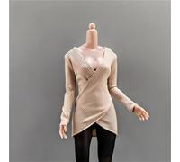 ASEDRFY Costume de poupée à manches longues en tricot pour femme de 30,5 cm (marron)