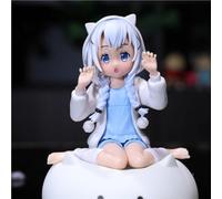 ASEDRFY Figura de acción de Kafuu Chino y Asaki/Figura ECCHI/Modelo de Personaje Pintado/Modelo de Juguete/PVC/artículo de colección de Anime (Asaki)