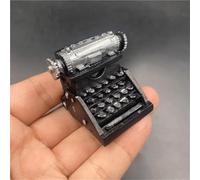 ASEDRFY Figurine miniature de machine à écrire à l'échelle 1/6, décoration de bureau pour poupée d'action sans couture de 30,5 cm