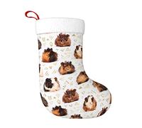 ASEELO Chaussettes de Noël personnalisées avec cochons d'Inde, chaussettes de Noël pour décorations de Noël.