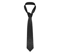 ASEELO Cravate pour homme avec empreintes de pattes de chien - Cravate classique - Cravate fine pour mariage, affaires, fête formelle, Papier peint gothique Tête de mort, taille unique