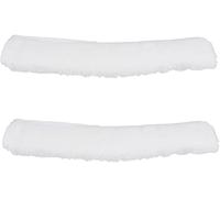 ASEELO Lot de 2 brosses à récurer de rechange en microfibre pour nettoyage de vitres de maison et poteau d'extension