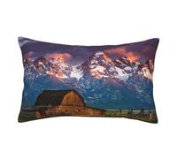 ASEELO Taies d'oreiller 50 x 35 cm Motif parc national Impression double face Housse de coussin avec fermeture éclair invisible Taie d'oreiller décorative pour canapé