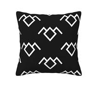 ASEELO Twin Peaks Housse de coussin carrée décorative pour canapé, jardin, lit, canapé 30/40/45/50 cm