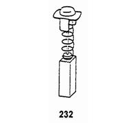 Asein ingénieurs. 1923j - Brosse hta. Elec PVC Hitachi 1923j Asein 2 pz