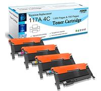 ASEKER Compatible 117A W2070A Cartouche de Toner pour HP Color Laser 150a 150w 150nw MFP 178nw 178nwg 179fnw 179fwg Imprimante 1000 & 700 Pages W2070A W2071A W2072A W2073A ( 4 Coloris avec Puce )
