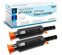 ASEKER Compatible Cartouche de Toner 143A W1143A 143AD W1143AD pou HP Neverstop Laser MFP 1202w 1202nw 1201n 1001nw Imprimante, Capacité Standard 2500 Pages (Noir, 2 Paquets)