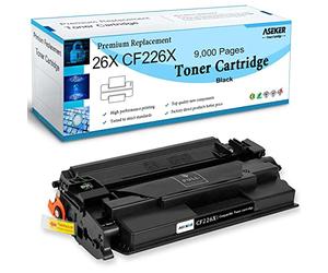 ASEKER Compatible Toner Cartouche 26X CF226X 26A CF226A pour HP LaserJet Pro M402d M402n M402dn M402dw M402dne MFP M426dw M426fdn M426fdw Imprimante, Haut rendement 9000 Pages (26X CF226X Noir)