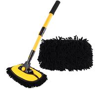 ASelected Brosse de Lavage de Voiture incurvée à 15° avec Manche télescopique