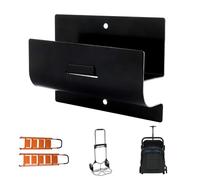 ASelected Crochet d'échelle pour mur de garage, supports d'échelle en métal robuste, crochet de rangement, organiseur mural utilitaire pour chaise pliante, abri de jardin, vélos d'atelier, outils