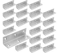 ASelected Équerre d'assemblage Renforcée Inox (100 x 25mm-22pcs)