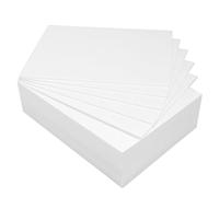 ASelected Lot de 10 planches de mousse de polystyrène de 280 x 355 mm d'épaisseur pour modélisme, montage de photos, présentations, projets d'art et d'artisanat (blanc)
