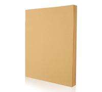 ASelected Lot de 100 feuilles de papier kraft marron A4 160 g pour invitations, menus, travaux manuels, cartes de bricolage (21 x 29,7 cm)
