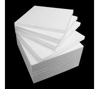 Aselected Lot de 12 blocs de mousse de polystyrène pour porject - 30 x 30 x 2 cm - Blocs de mousse de polystyrène pour sculpture, modélisation, loisirs créatifs, arrangements floraux pour enfants