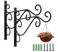 ASelected Lot de 2 Crochets muraux en Fer pour Suspension de Plantes