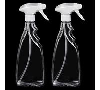 ASelected Lot de 2 flacons vaporisateurs en plastique transparent à brume fine - 500 ml - Pour le jardinage - Pour le nettoyage de l'air