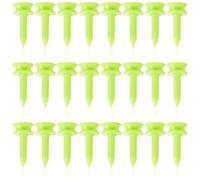 ASelected Lot de 200 Tees de Golf en Plastique incassables de 25 mm, Petits Tees de Golf durables pour entraînement de Golf Vert