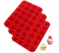 ASelected Lot de 3 moules à muffins pour 24 tasses