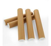 ASelected Lot de 5 affiches de boîte aux lettres de haute qualité en carton robuste avec embouts en plastique 330 x 50 mm