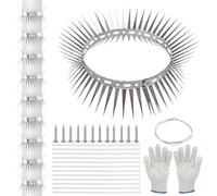 ASelected Protection Contre Les martres, Tuyau de Descente, Raton Laveur, Fil barbelé avec Accessoires pour répulsif Contre Les martres, Maison, répulsif Contre Les martres, Grenier, Arbre, Peut être