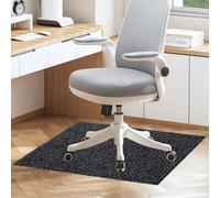 ASelected Tapis de Protection de Sol 100 x 120 cm - pour Chaise de Bureau - Antidérapant - pour parquet, Chaise de Bureau, sols durs, carrelage