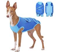 ASENKU Body Chien Post Operatoire Femelle Male, Body pour Chien Après Stérilisation Pansement Chien Anti Lechage, Pyjama Chien, Alternatives Collerette Chien