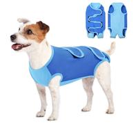 ASENKU Body Chien Post Operatoire Femelle Male, Body pour Chien Après Stérilisation Pansement Chien Anti Lechage, Pyjama Chien, Alternatives Collerette Chien