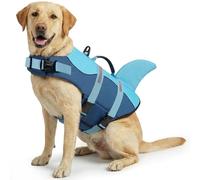 ASENKU Gilet de Sauvetage pour Chien - Gilet de Flottaison pour Petit et Grand Chien, Réfléchissant, Taille Réglable avec Boucle Rapide, Anneau de Traction, pour Natation, Plage, Bateau XXL